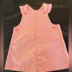 Pink & White Stripe Baby Girl Dress